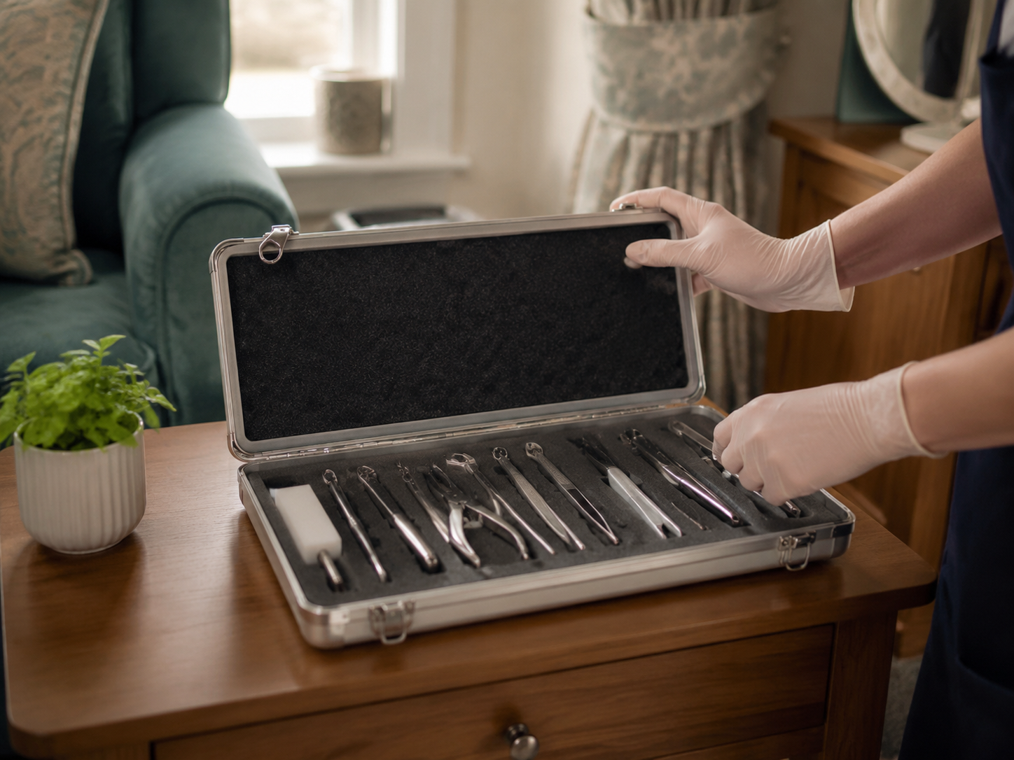 Sterile kit arrives